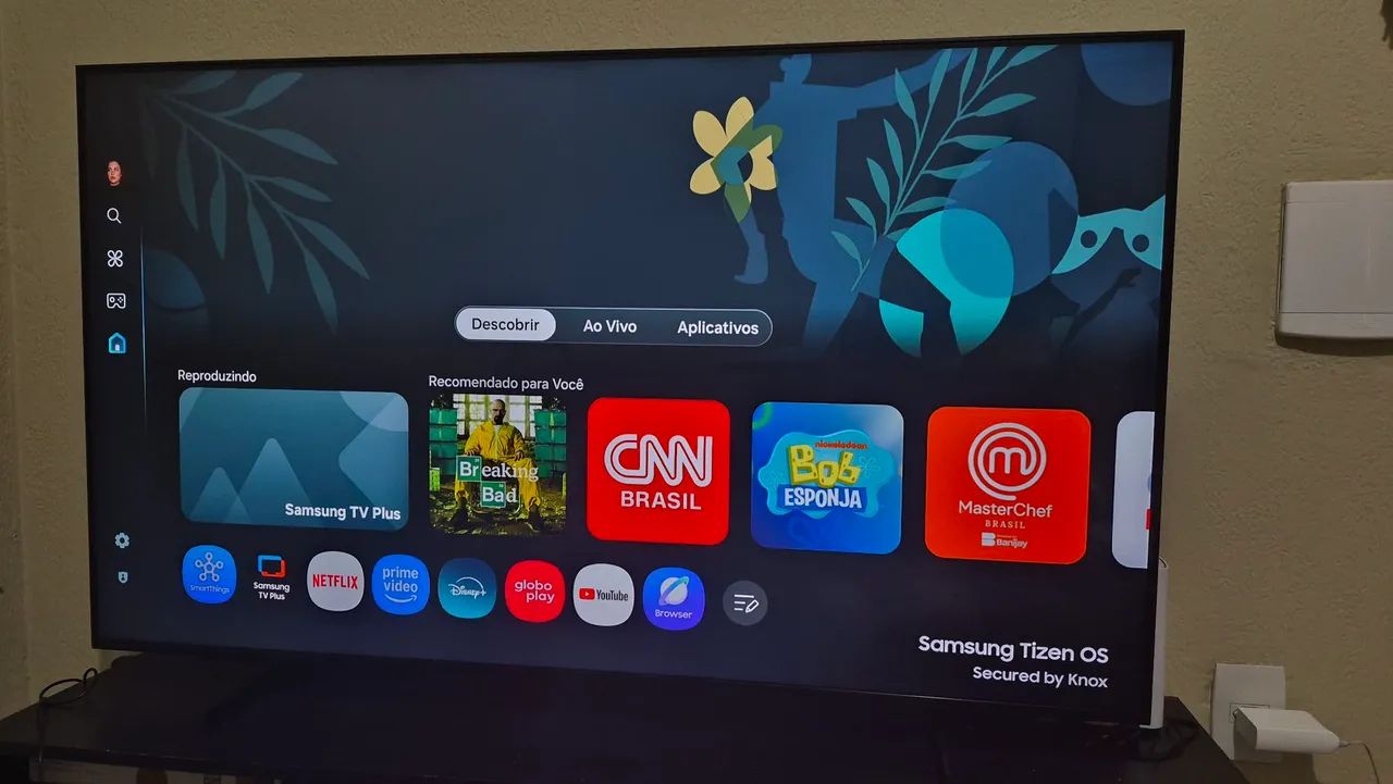 Smart TV Samsung 55" Crystal UHD 4K - Perfeito Estado - Foto 2