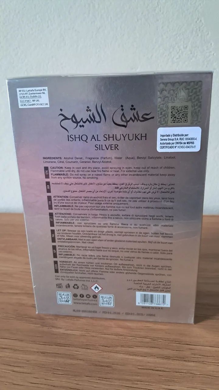Perfume Ishq Al Shuyukh Pride Lattafa - Foto 5