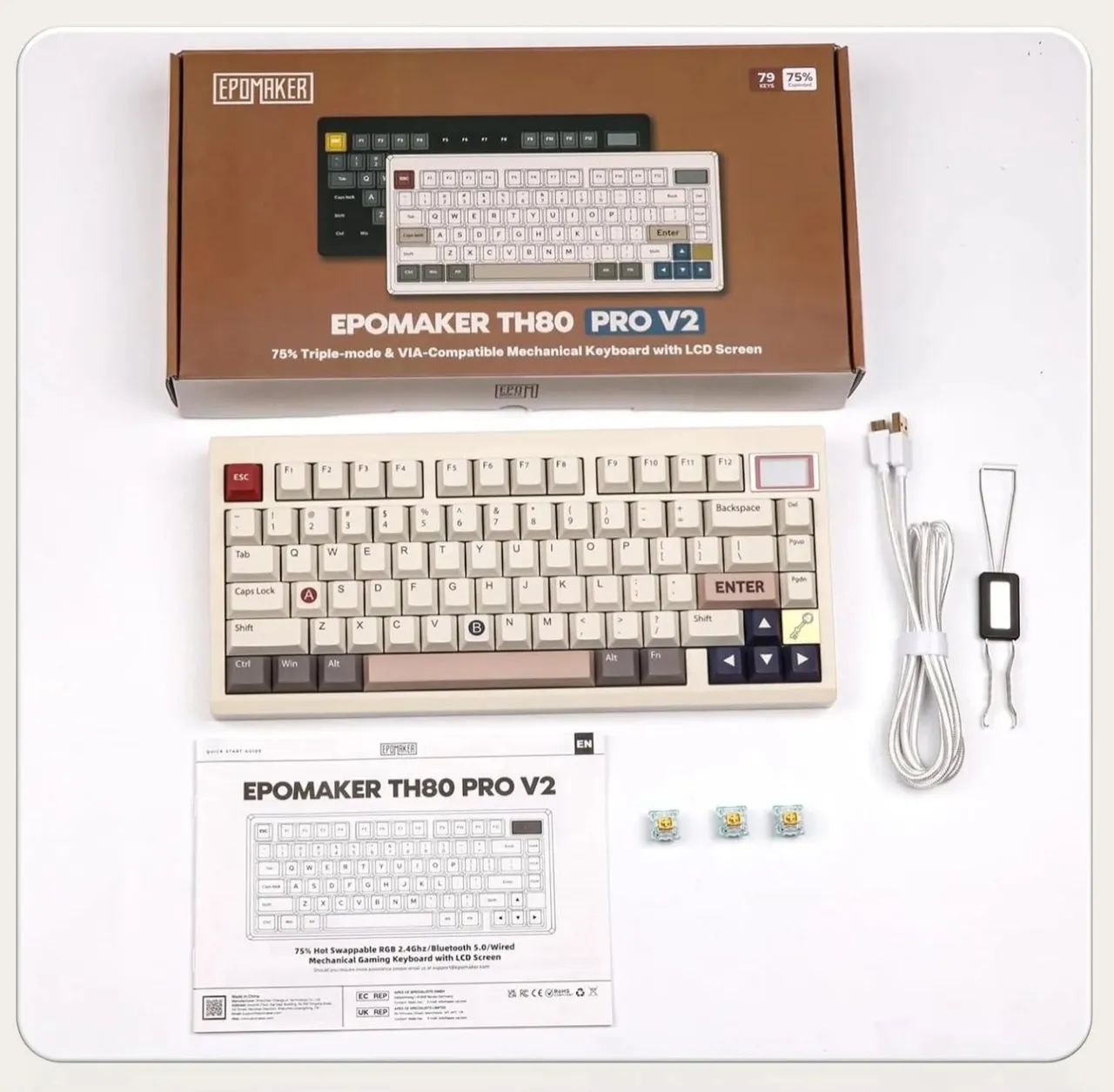 Teclado epomaker th80 pro v2 - Foto 6