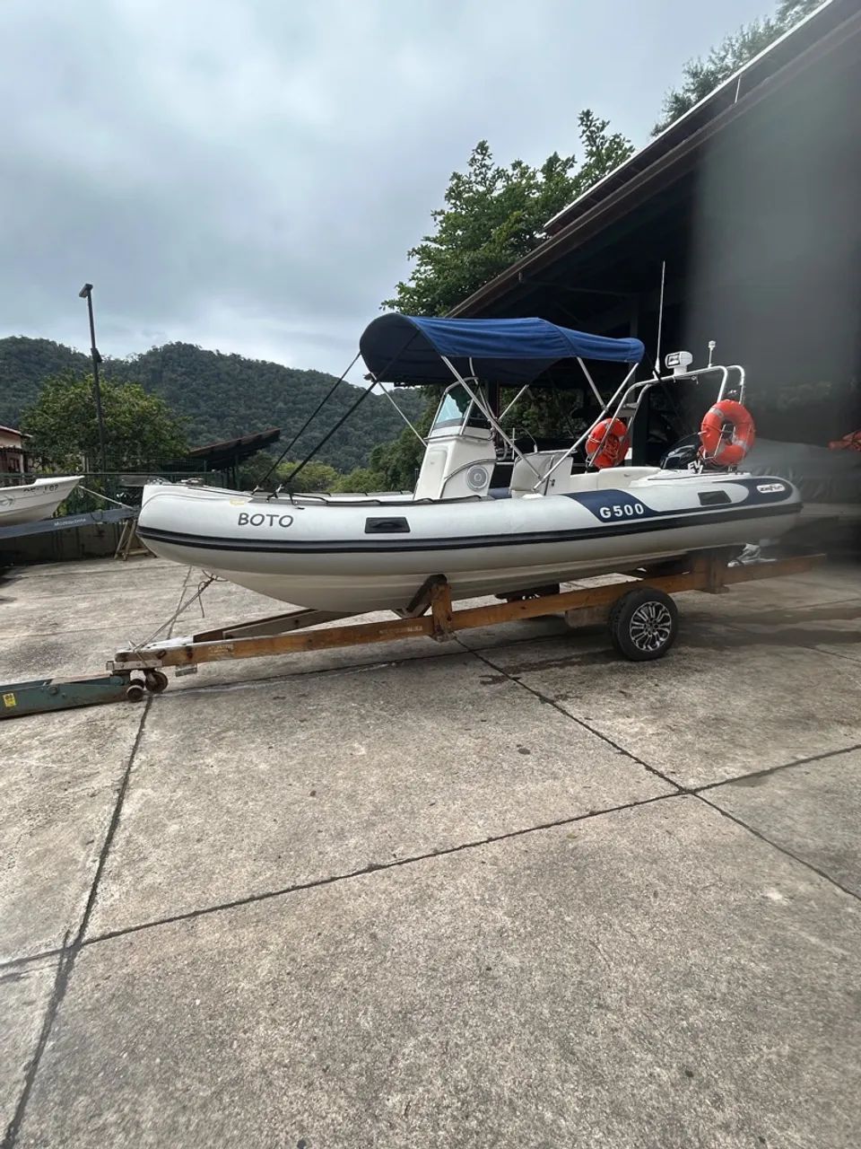 Bote Zefir G500 2013 com capa (negociável) - Foto 5
