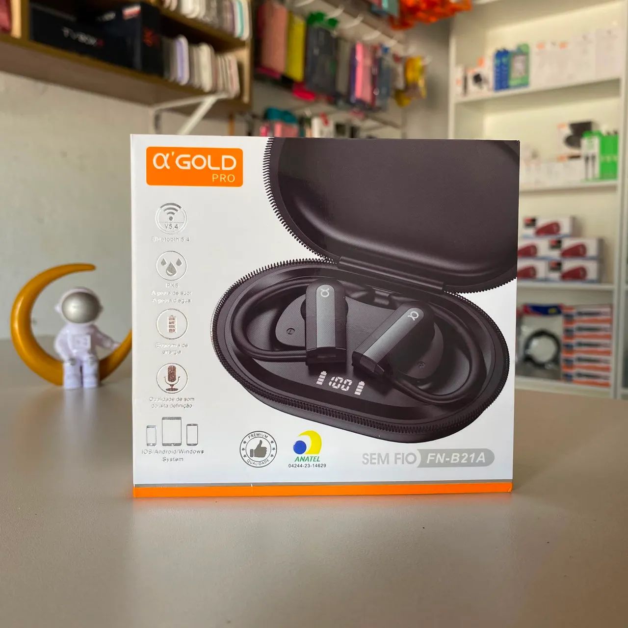 FONE BLUETOOTH ESPORTIVO GOLD