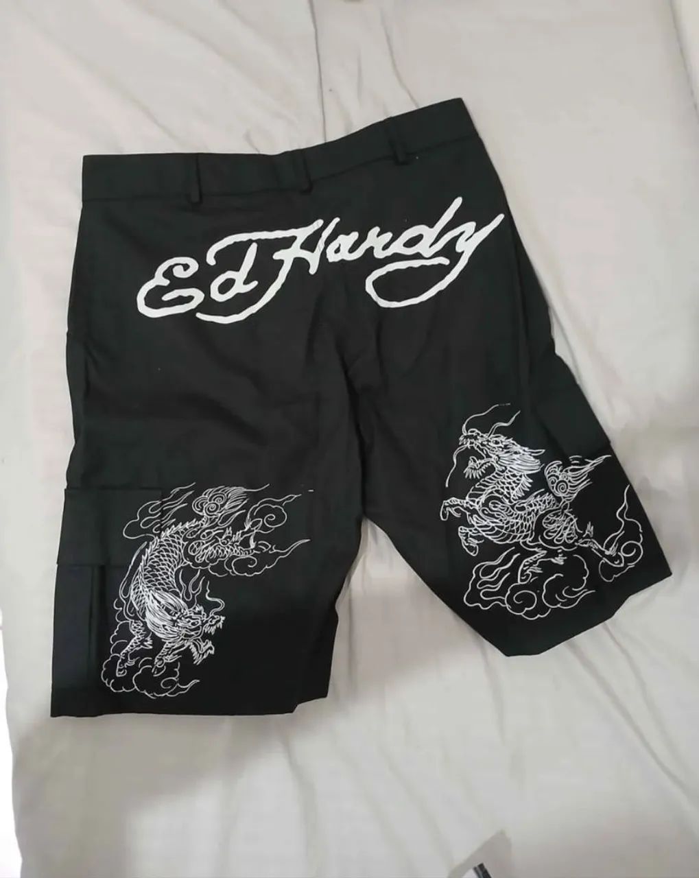 Bermuda Preta "Dragon" Ed Hardy x Matuê - Foto 2