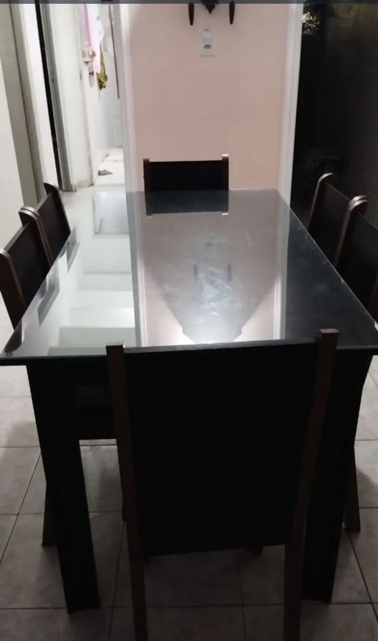 Mesa com seis cadeiras  - Foto 2