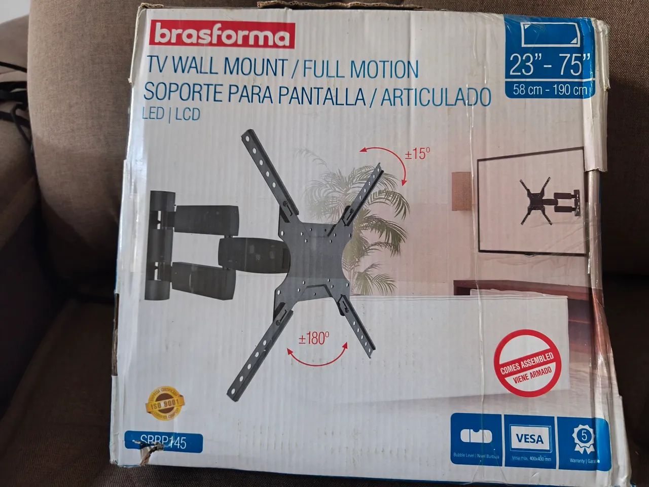 Suporte para tv brasfarma de 23 a 75 polegadas - Foto 2