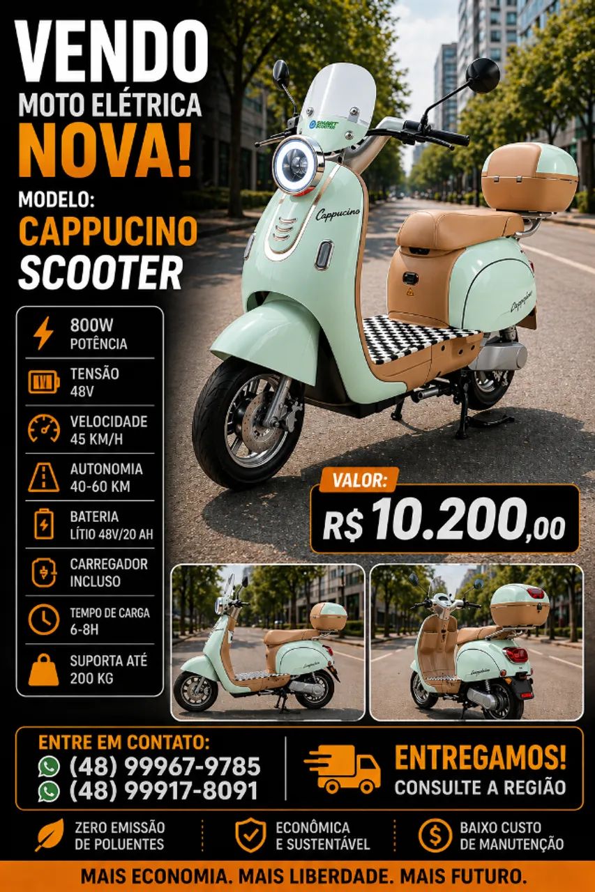 Vendo Moto Elétrica Nova - Foto 3