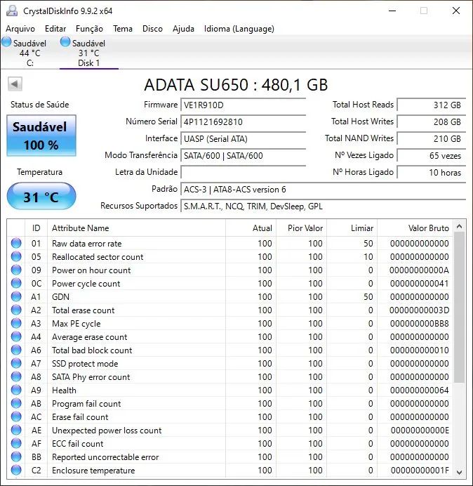 SSD ADATA SU650 480GB  - Foto 2