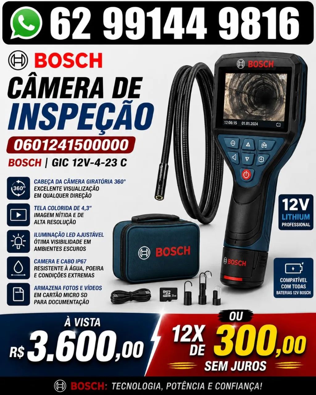 CAMERA DE INSPEÇÃO 