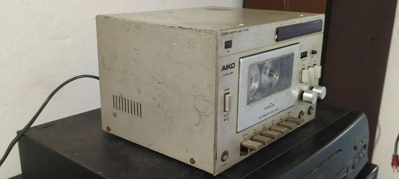 Tape deck aiko td3000 no estado  - Foto 4