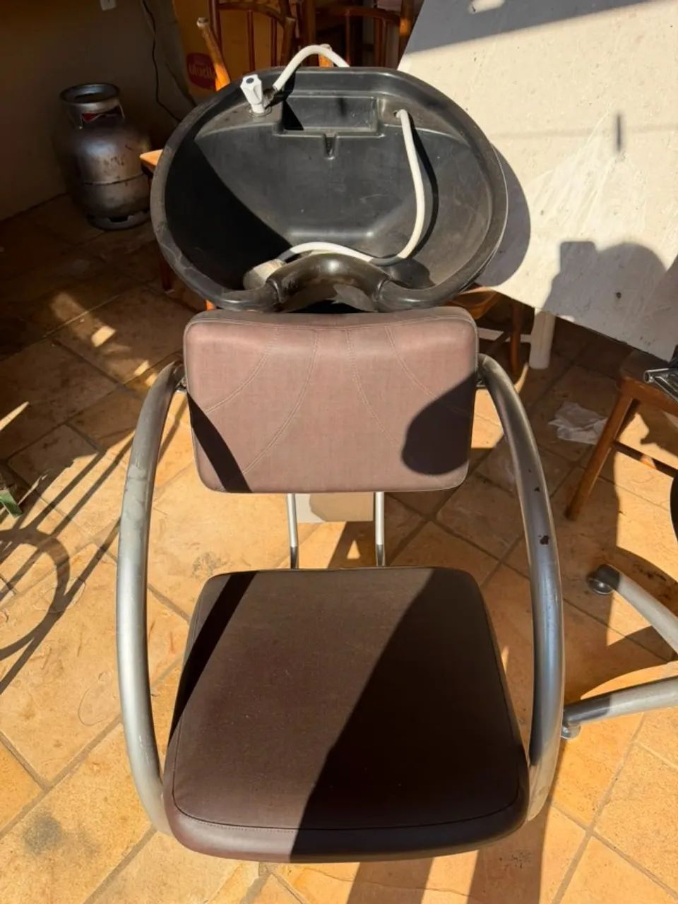 Lavatório de salão e cadeira de corte - Foto 4