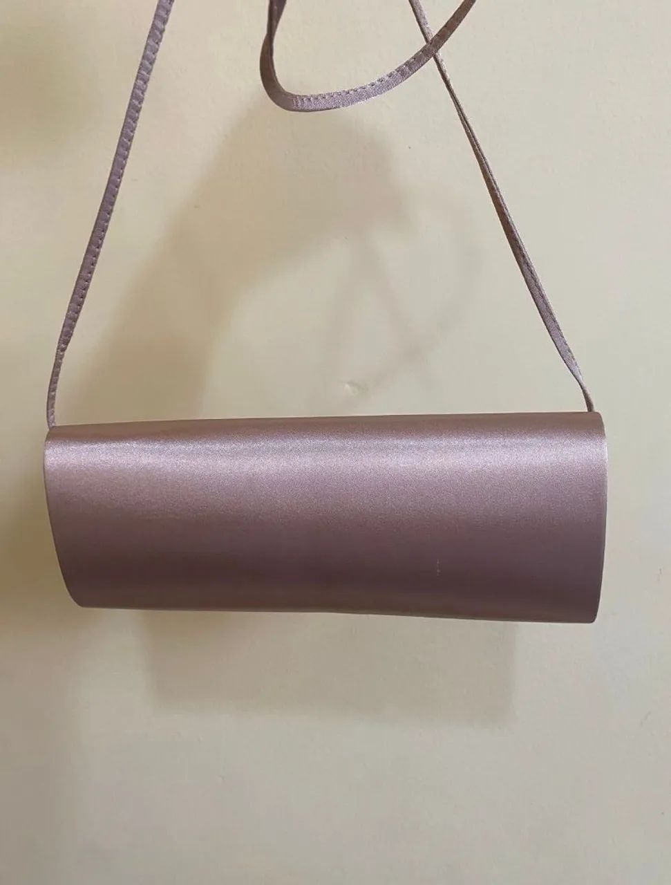 Clutch rose gold com alça 