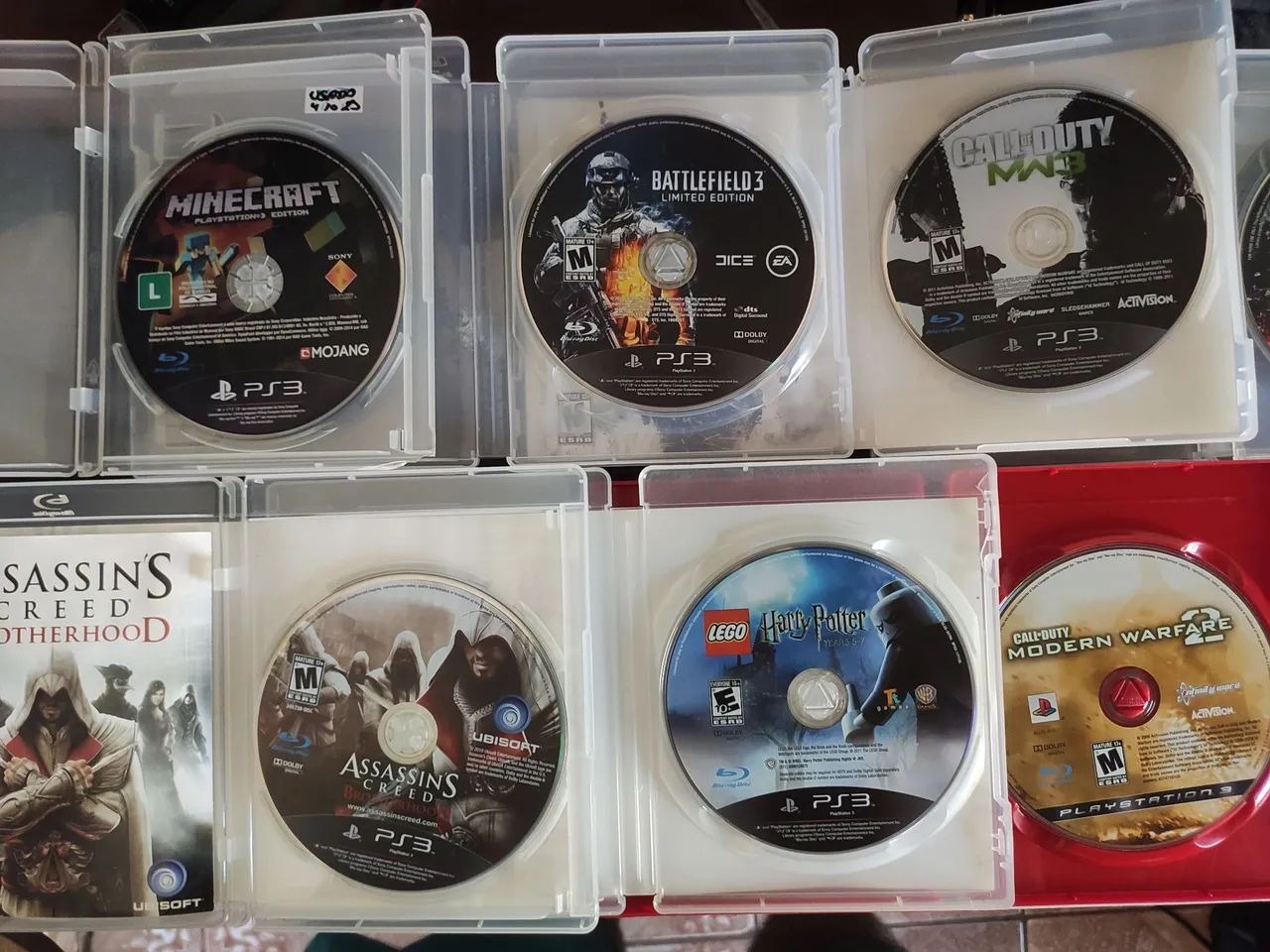 Kit jogos Ps3 originais , sem encarte. - Jogos de Vídeo Game