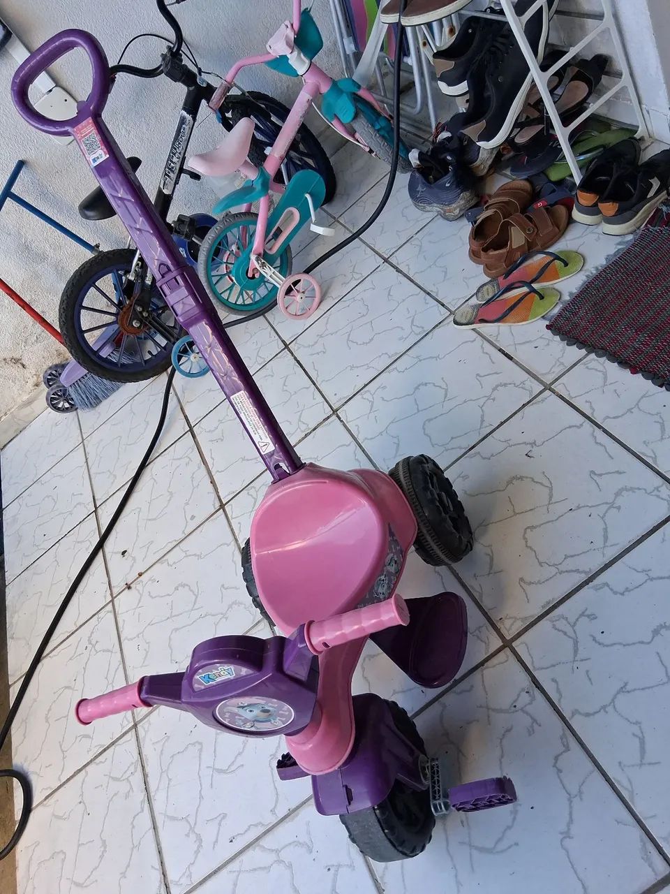 Velocípede rosa - Foto 4