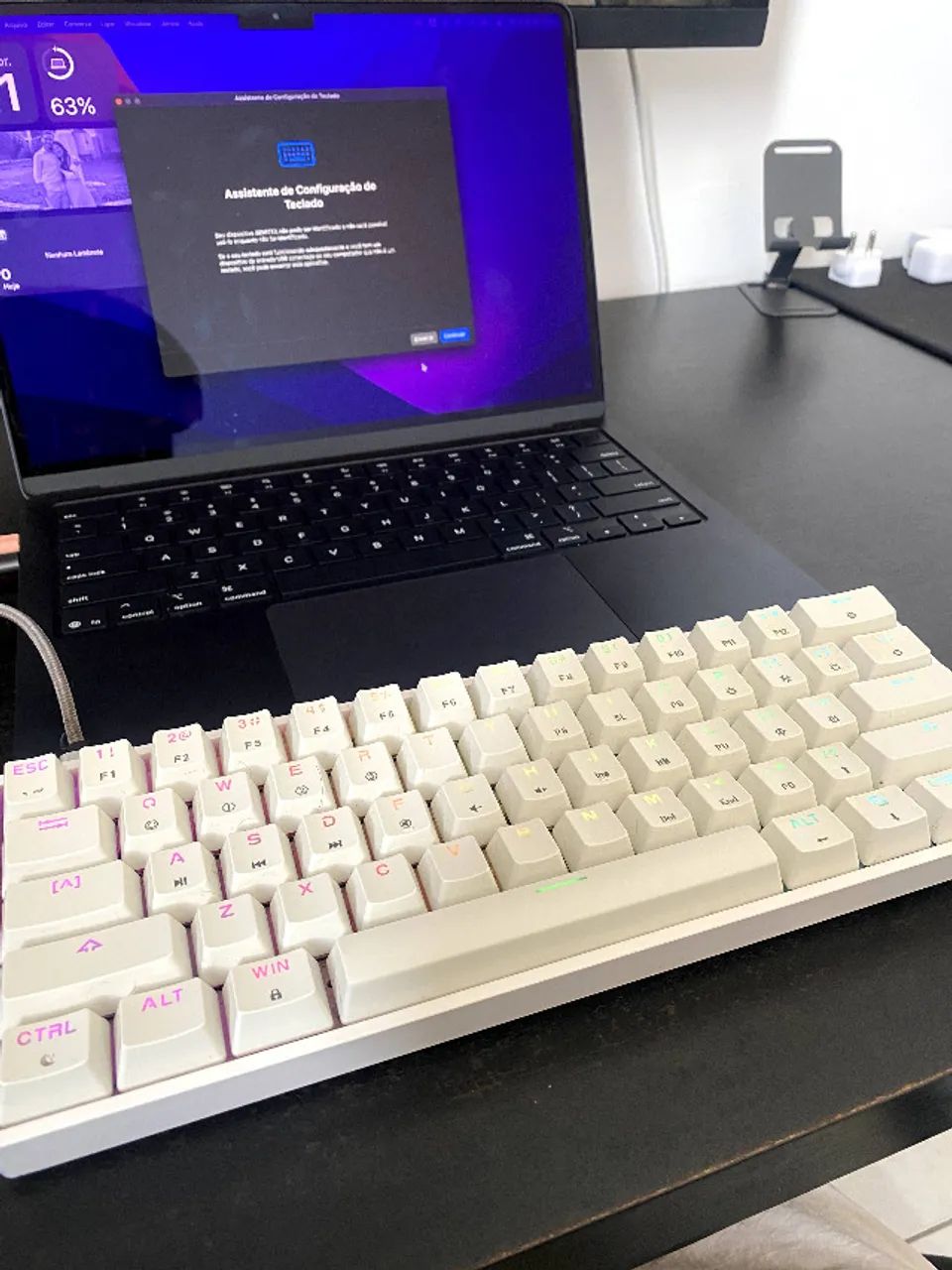 TECLADO GAMER - Switch Yellow - Skyloong SK61 - Foto 2
