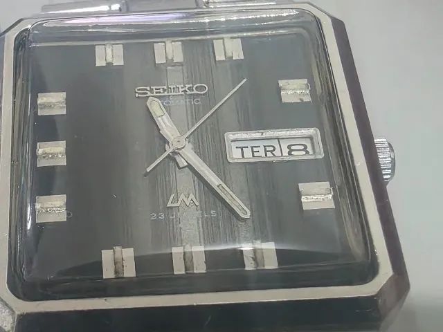 Seiko Lord Matic Lm Square Antigo Automatico Japan Raro - Foto 5