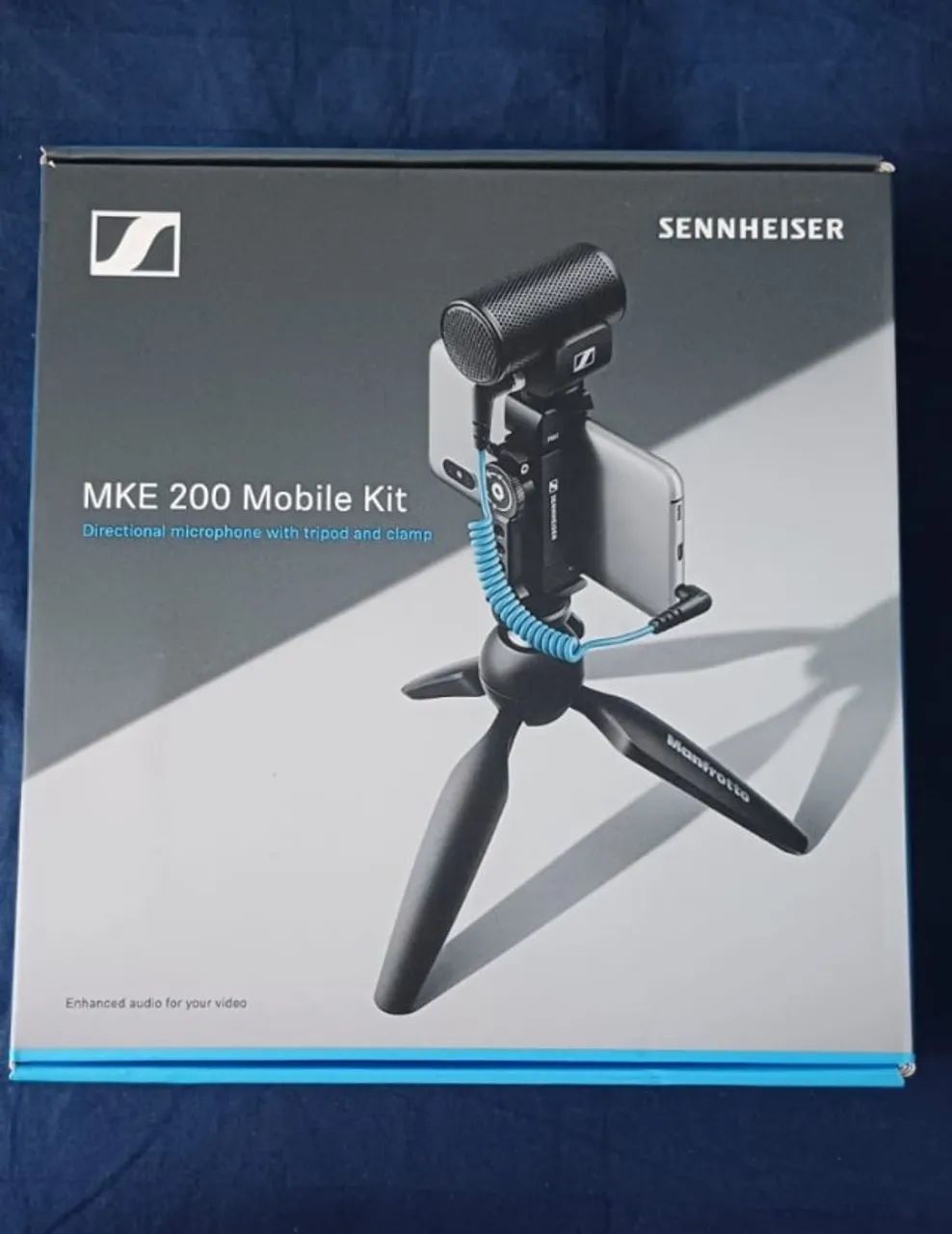 Sennheiser MKE 200 Mobile Kit Microfone Direcional p/ Câmera