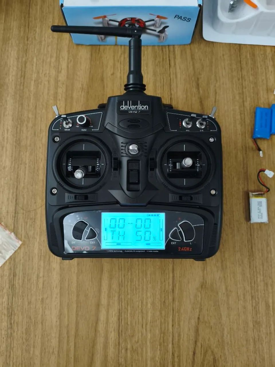 Rádio Devo 7 2.4GHz - funciona perfeitamente. - Foto 2