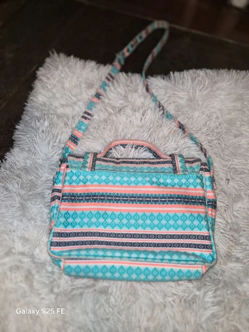 bolsa colorida azul e rosa - Foto 5