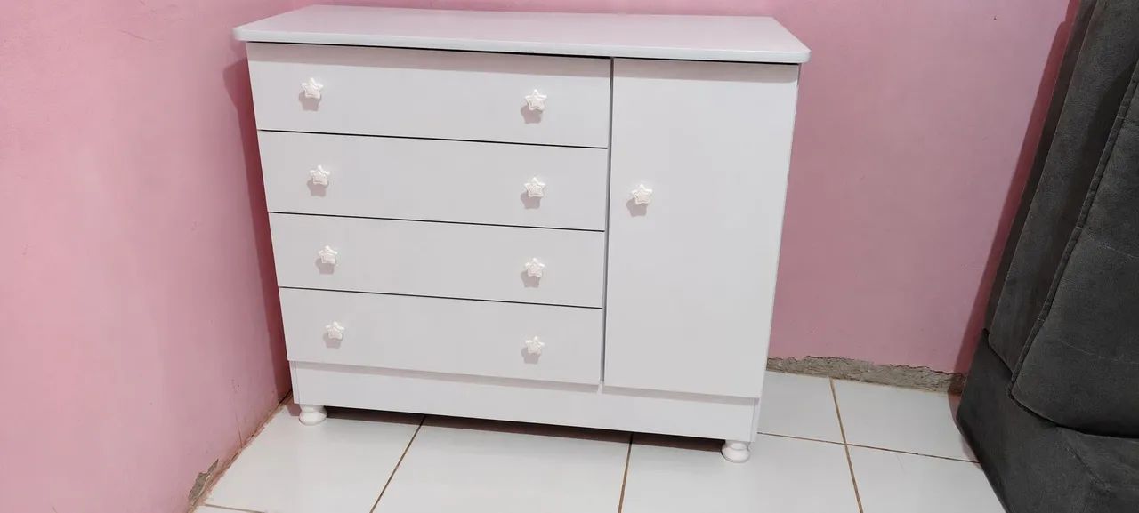 Vendo Berço americano e Cômoda infantil - Foto 3