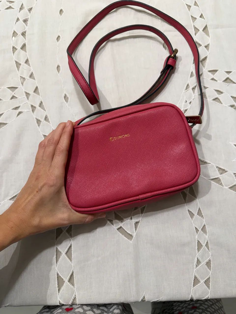 Bolsa rosa marca Dumond  - Foto 4