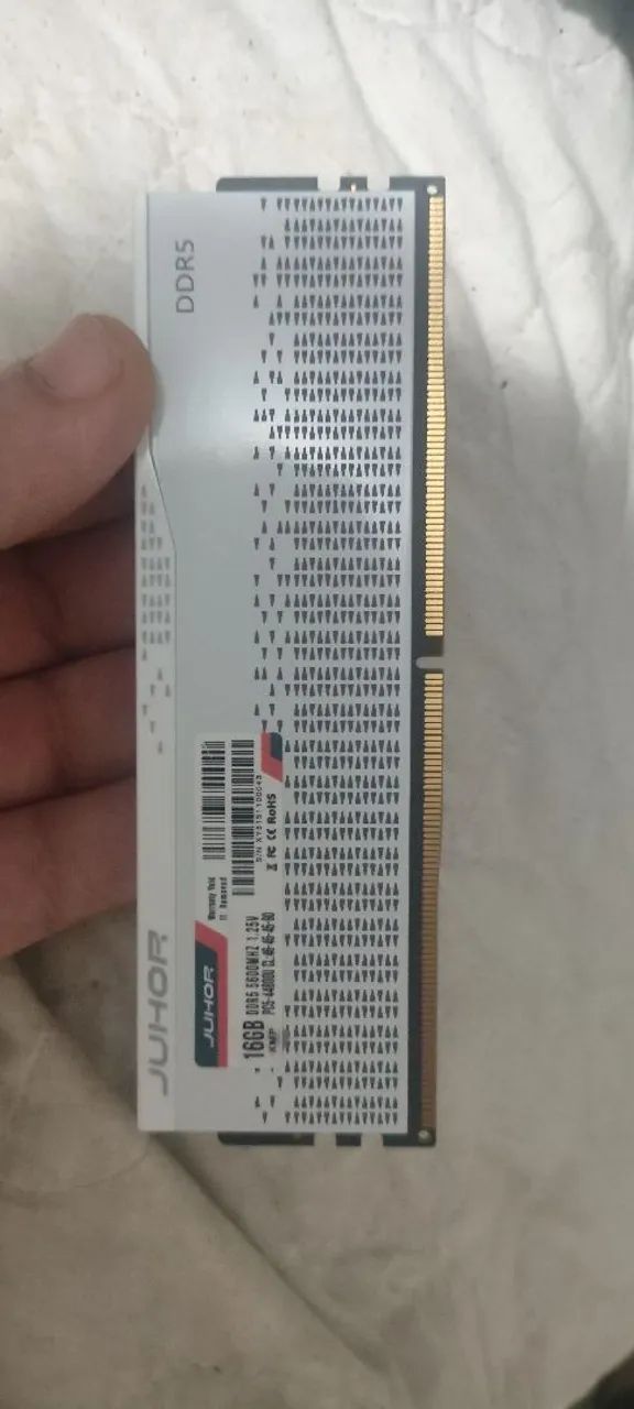 Memória 1X16GB DDR5 5600MHZ JUHOR APENAS RETIRADA  - Foto 3