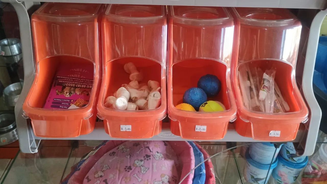 Dispense para acessórios 