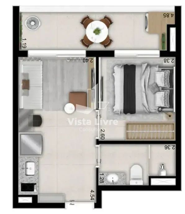 Studio à venda, Perdizes, São Paulo, SP - Foto 4