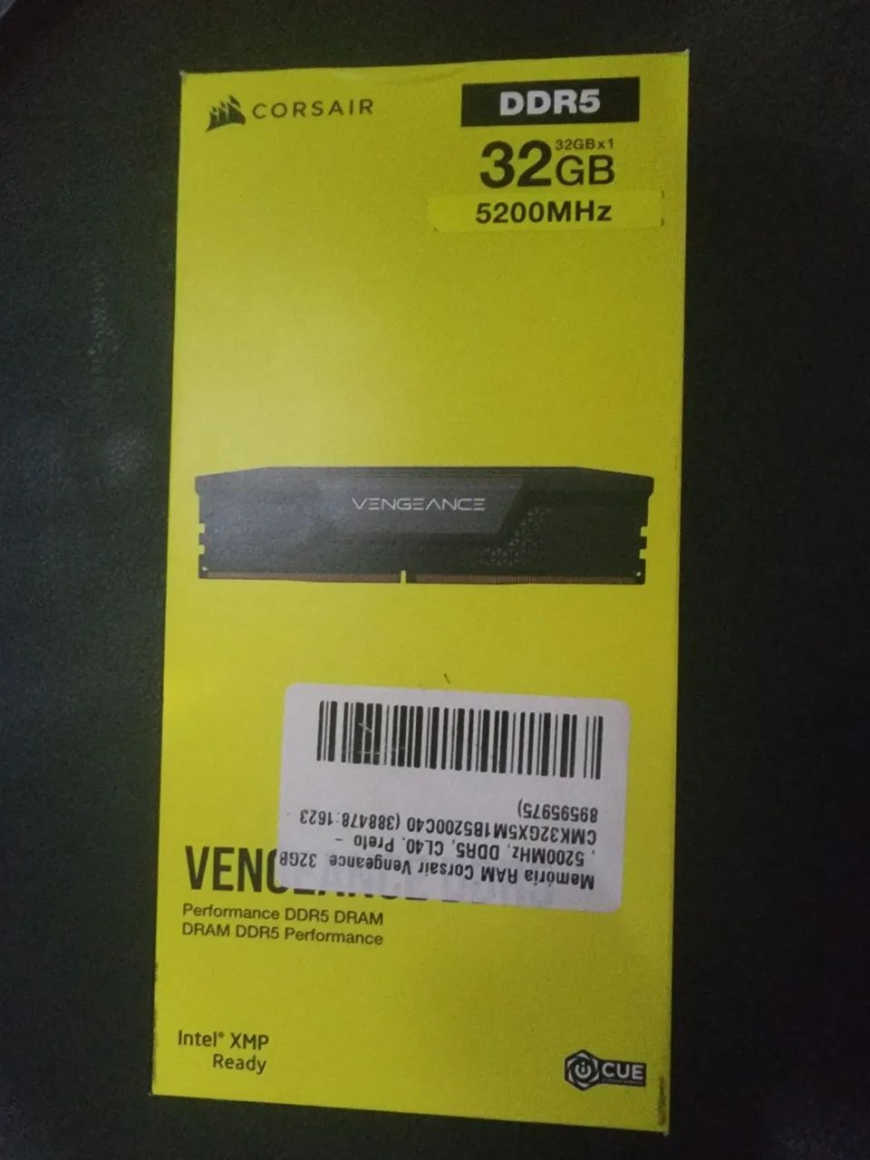 Memória RAM Corsair Vengeance, 32GB, 5200MHz, DDR5, CL40, Preto - CMK32GX5M1B5200C40 - Foto 3