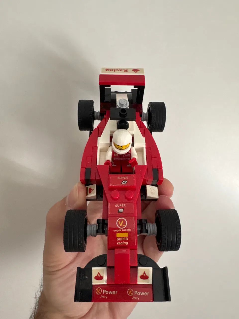 F1 de blocos de montar tipo Lego