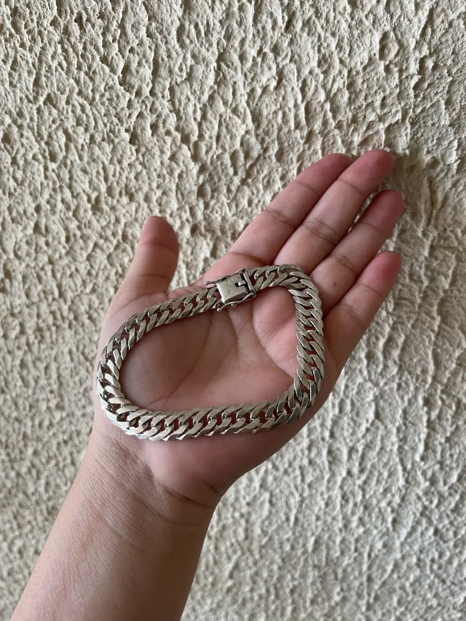 Pulseira masculina prata disponível!  - Foto 2