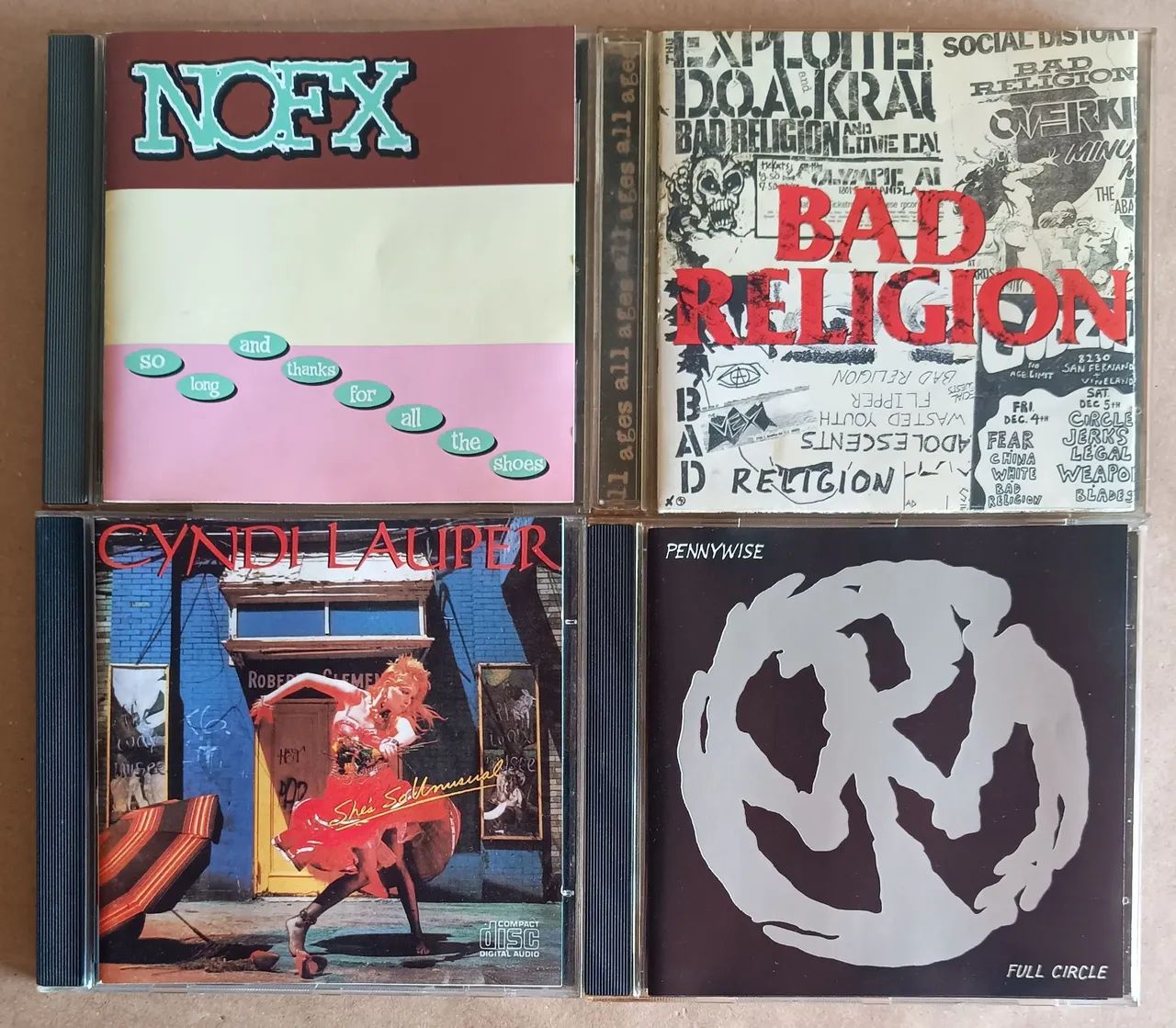 Lote de CD's - Bad Religion, Pennywise, Nirvana, Millencolin, Dead Fish e outros 