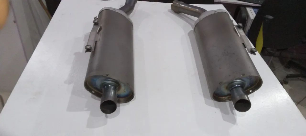 Par de Ponteira do cano da Yamaha R1 2007 2008 original  - Foto 4