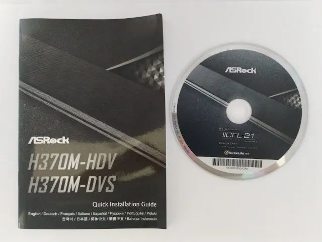 Manual E Cd De Placa Mãe: Asrock h370m