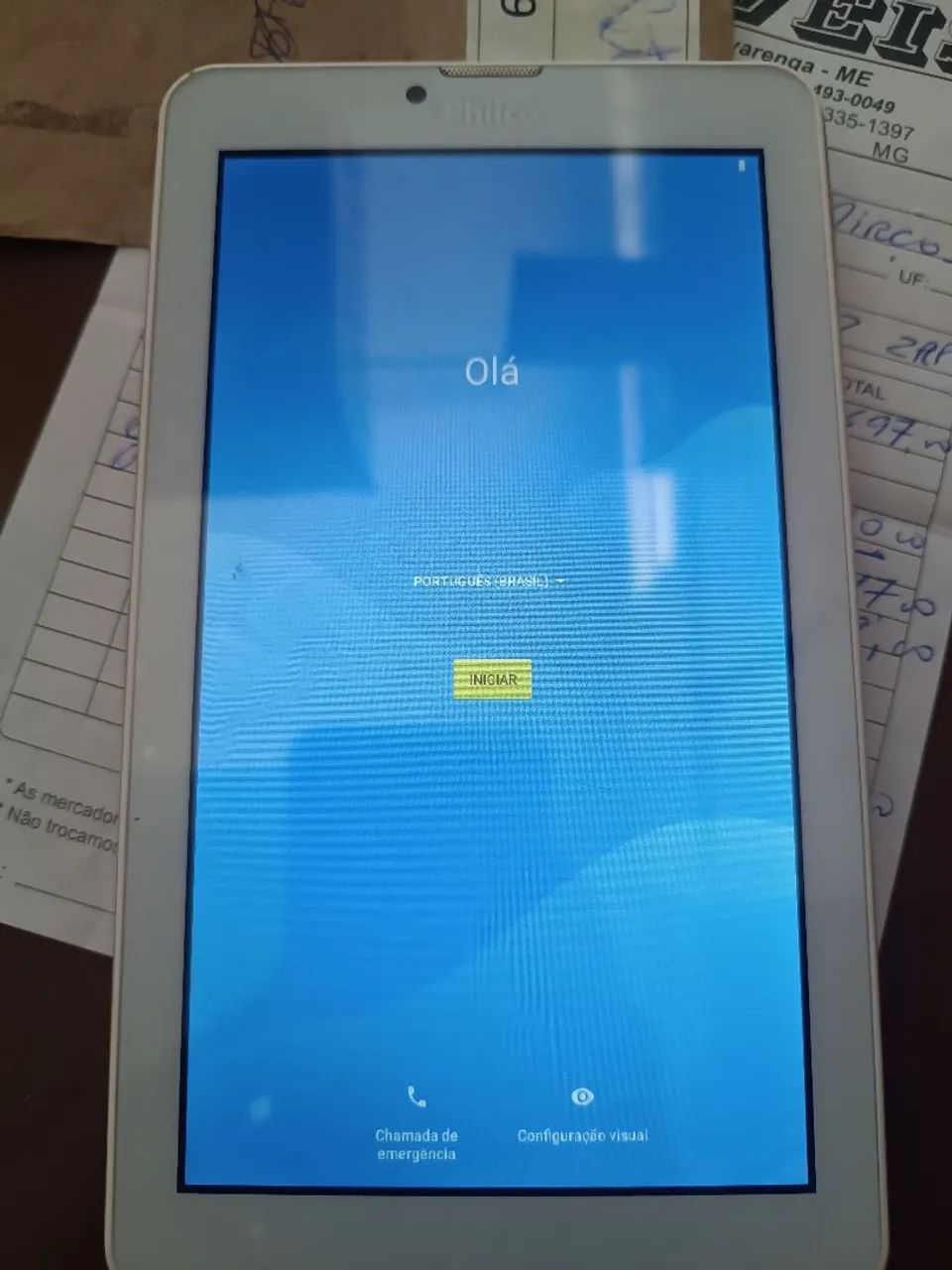 Tablet philco PTB7SRG 16GB 3G CHIP WI-FI QUAD CORE 7" POLEGADAS 16GB ANDROID 9 LIGAÇÃO 