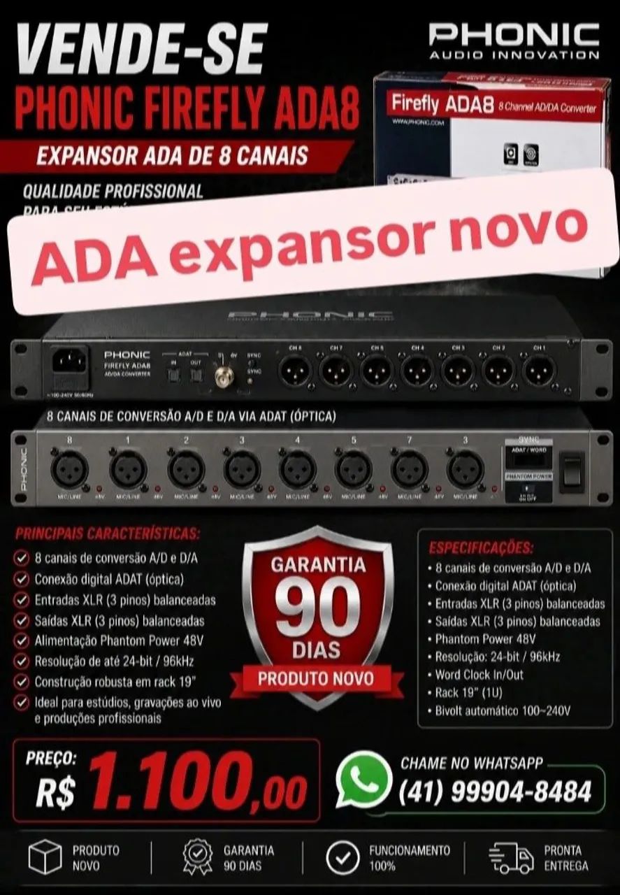 ADA expansor melhor que beringer 