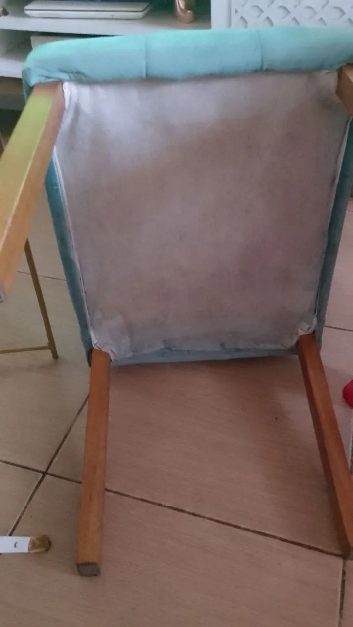 4 Cadeiras de Mesa de Jantar Verde - Foto 5