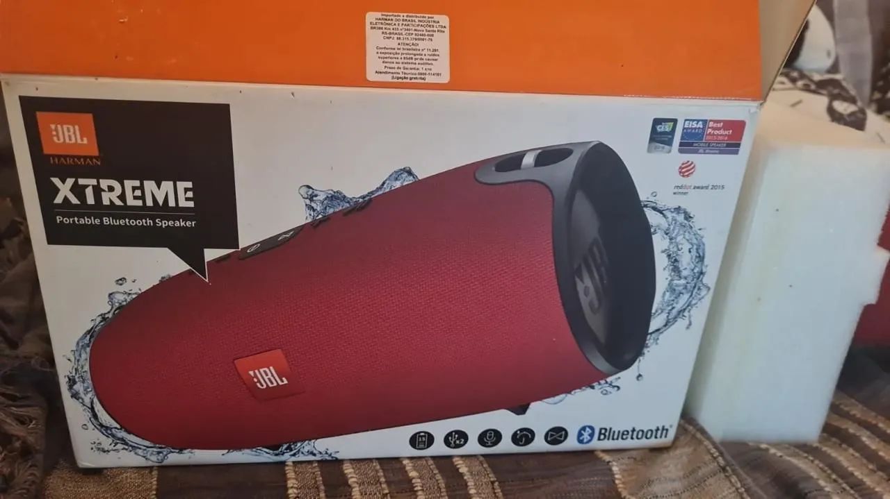 Caixa bluetooth JBL XTREME 1 bateria recém trocada. - Foto 2