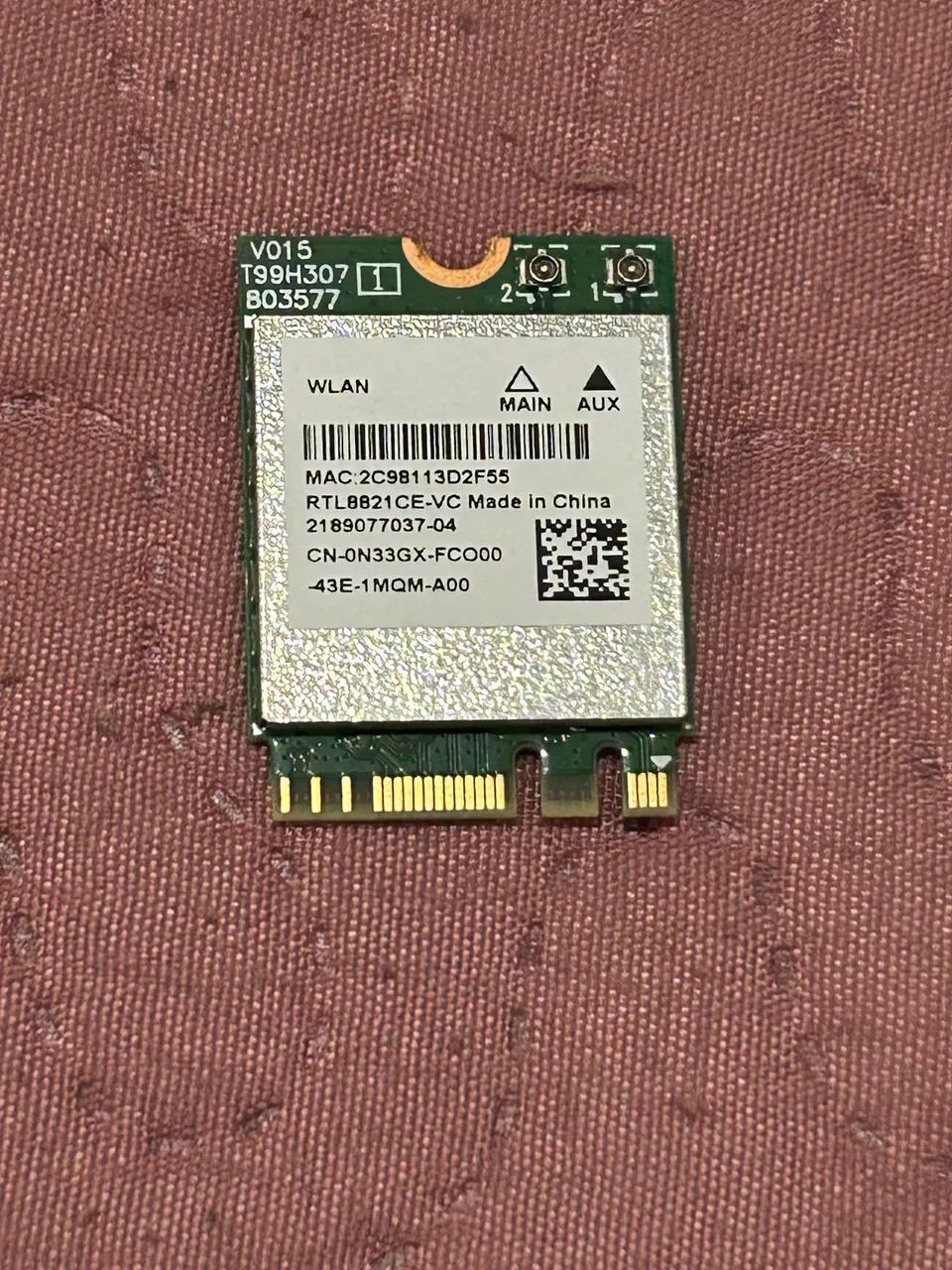 Placa de rede Dual Band RealTek RTL882ce Pci-e Wifi e Bluetooth