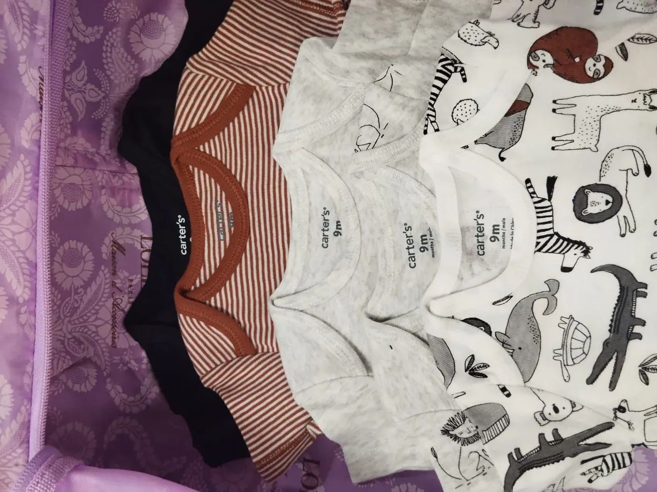 Conjunto 5 bodyes Carter's 9 meses - Foto 4