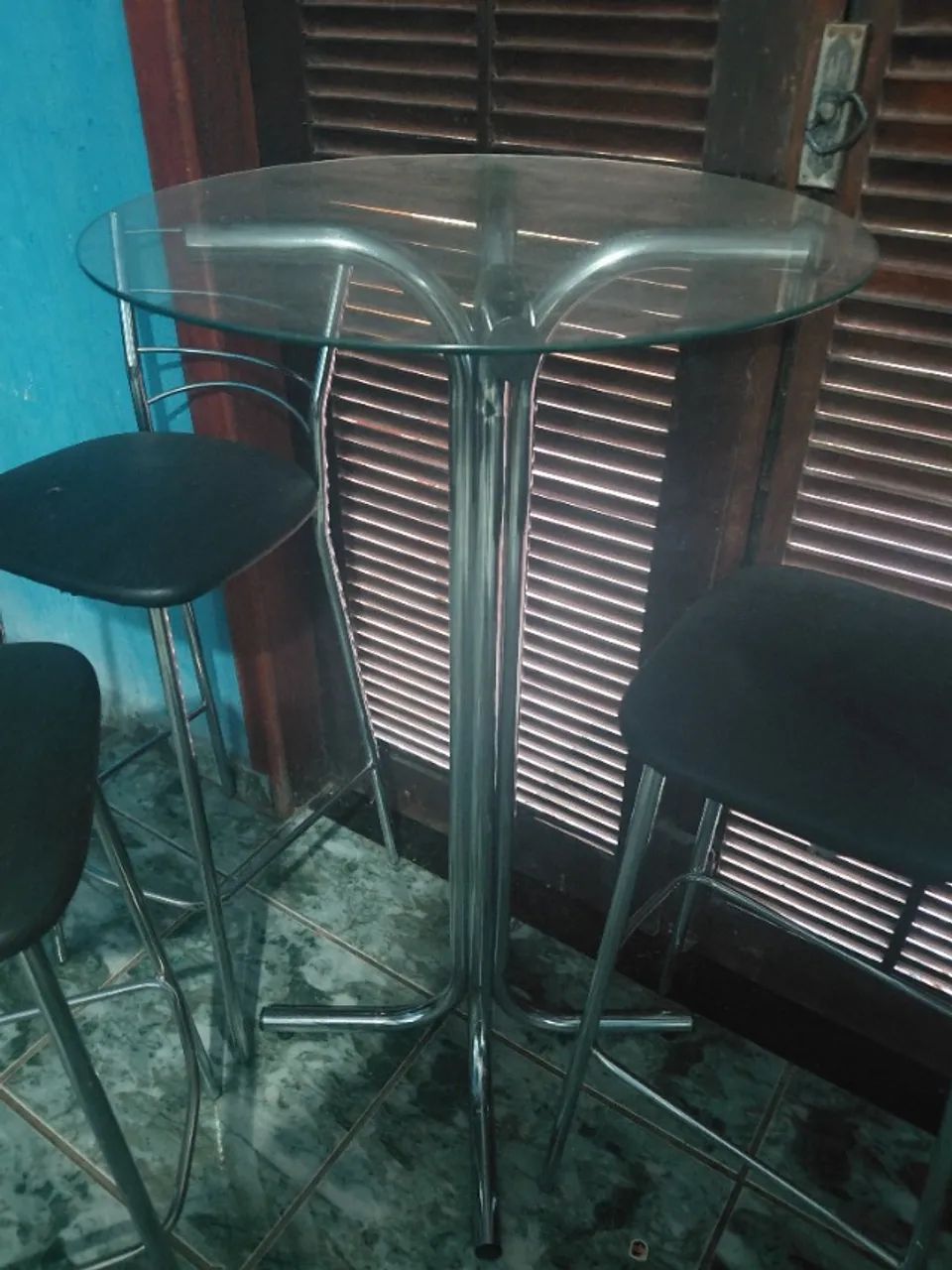 JOGO DE BANQUETA BISTO EM AÇO - Foto 4