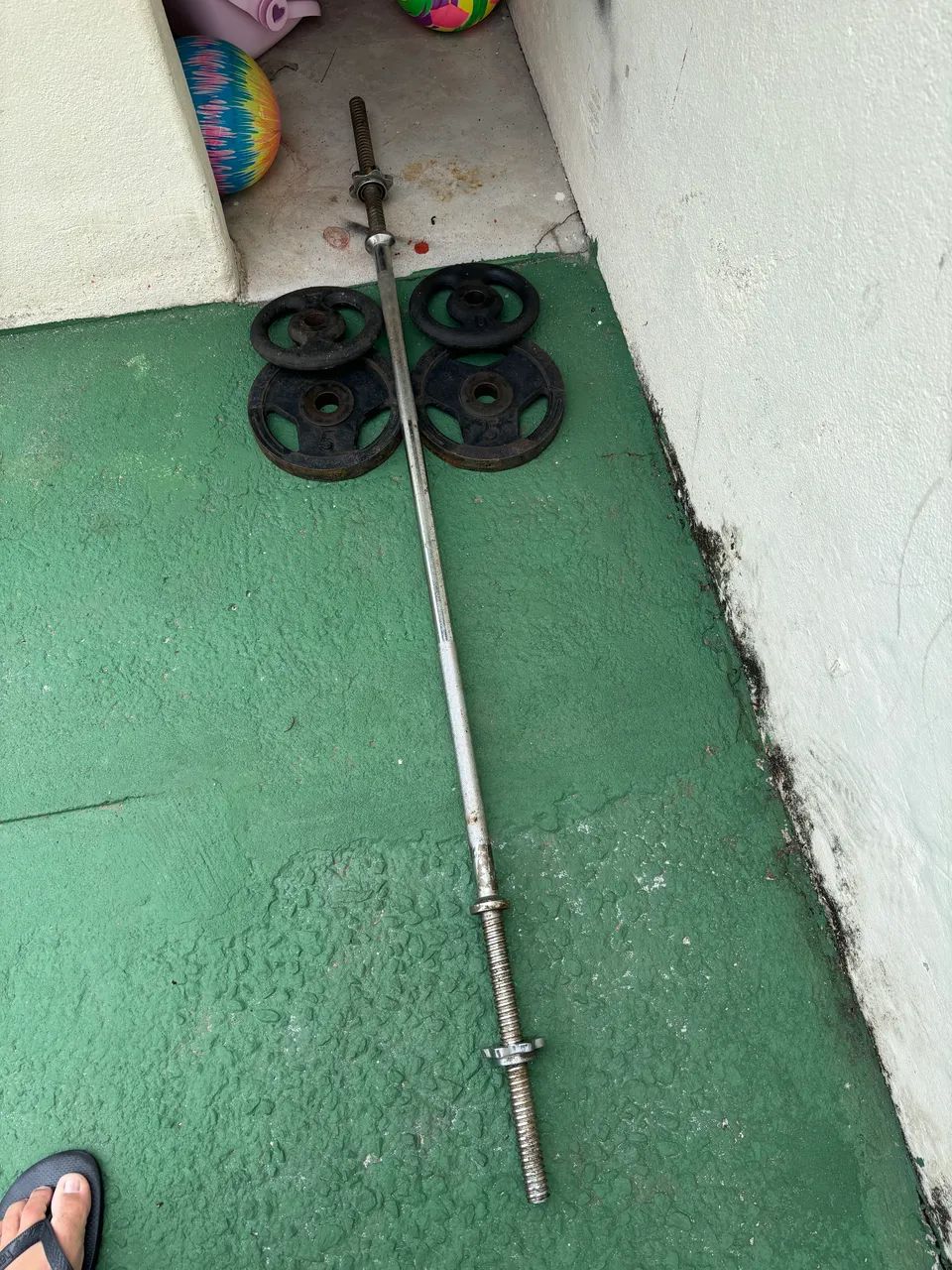 Anilhas e barra  - Foto 2