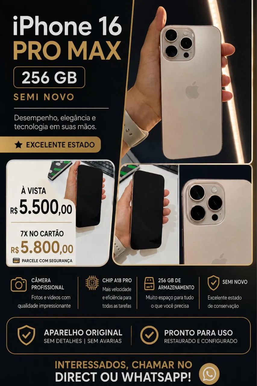 IPHONE 16 PRO MAX (256GB)