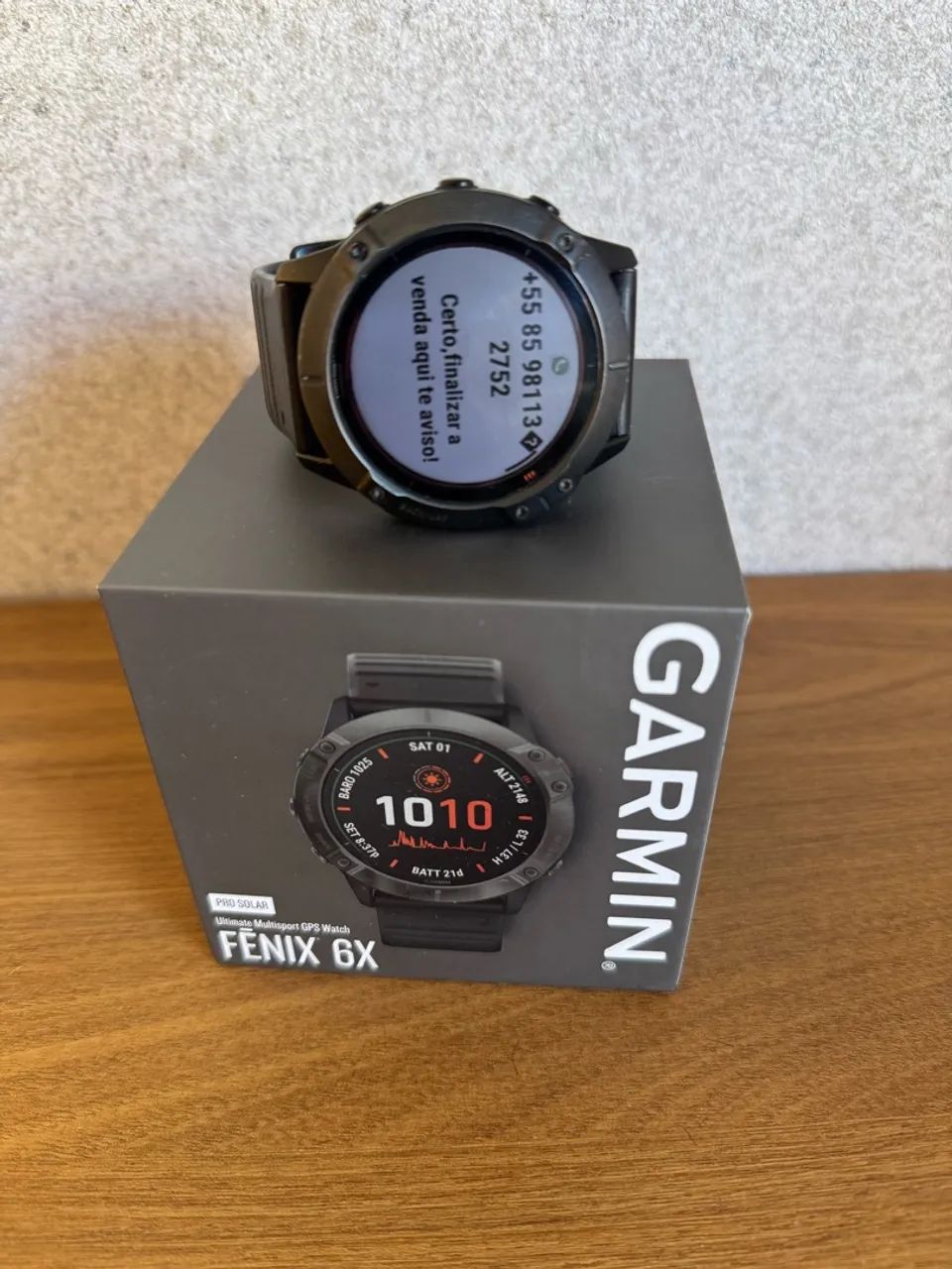 Vendo Garmin Fênix ? 6X Solar - Foto 2
