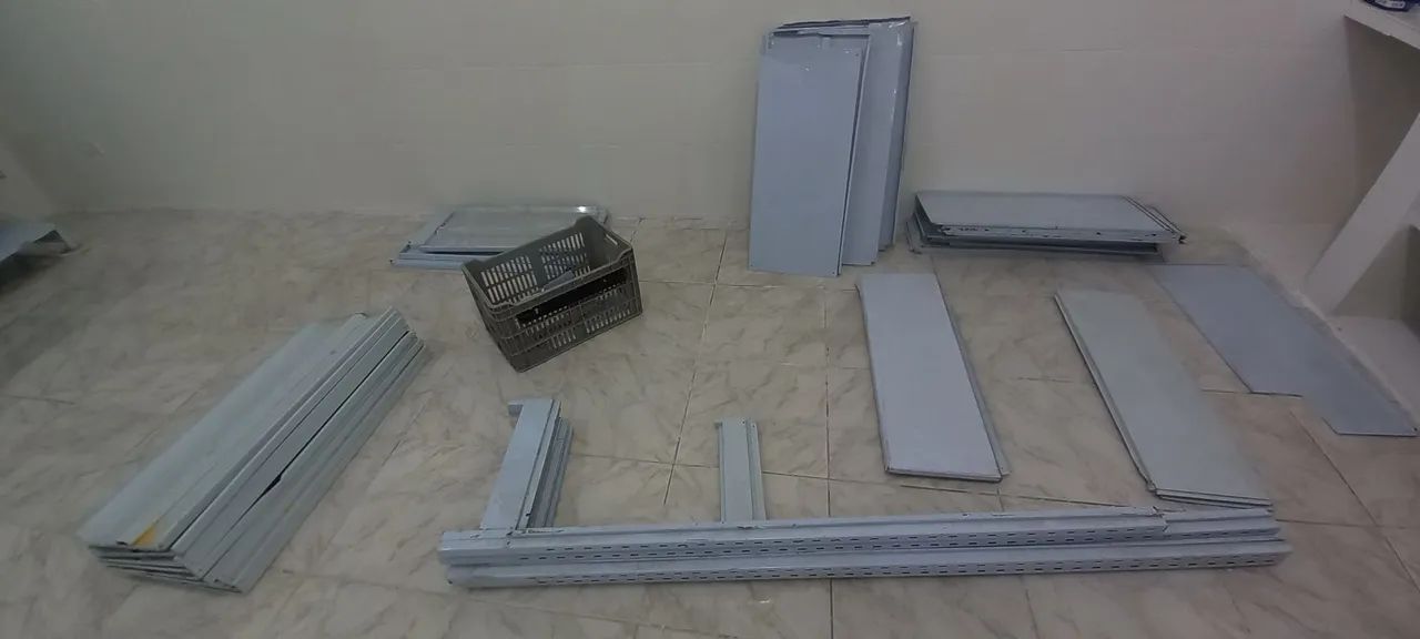 Prateleiras de aço/Gôndolas de encaixe - Foto 4