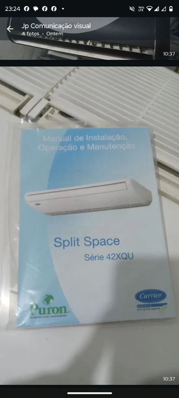 Vende-se ar condicionado split 24.000 BTUS funcionando perfeitamente. - Foto 3