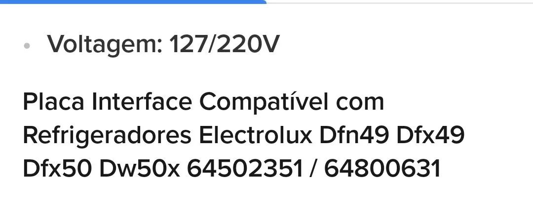 Placa interface geladeira Df 47 ,50 - Foto 2