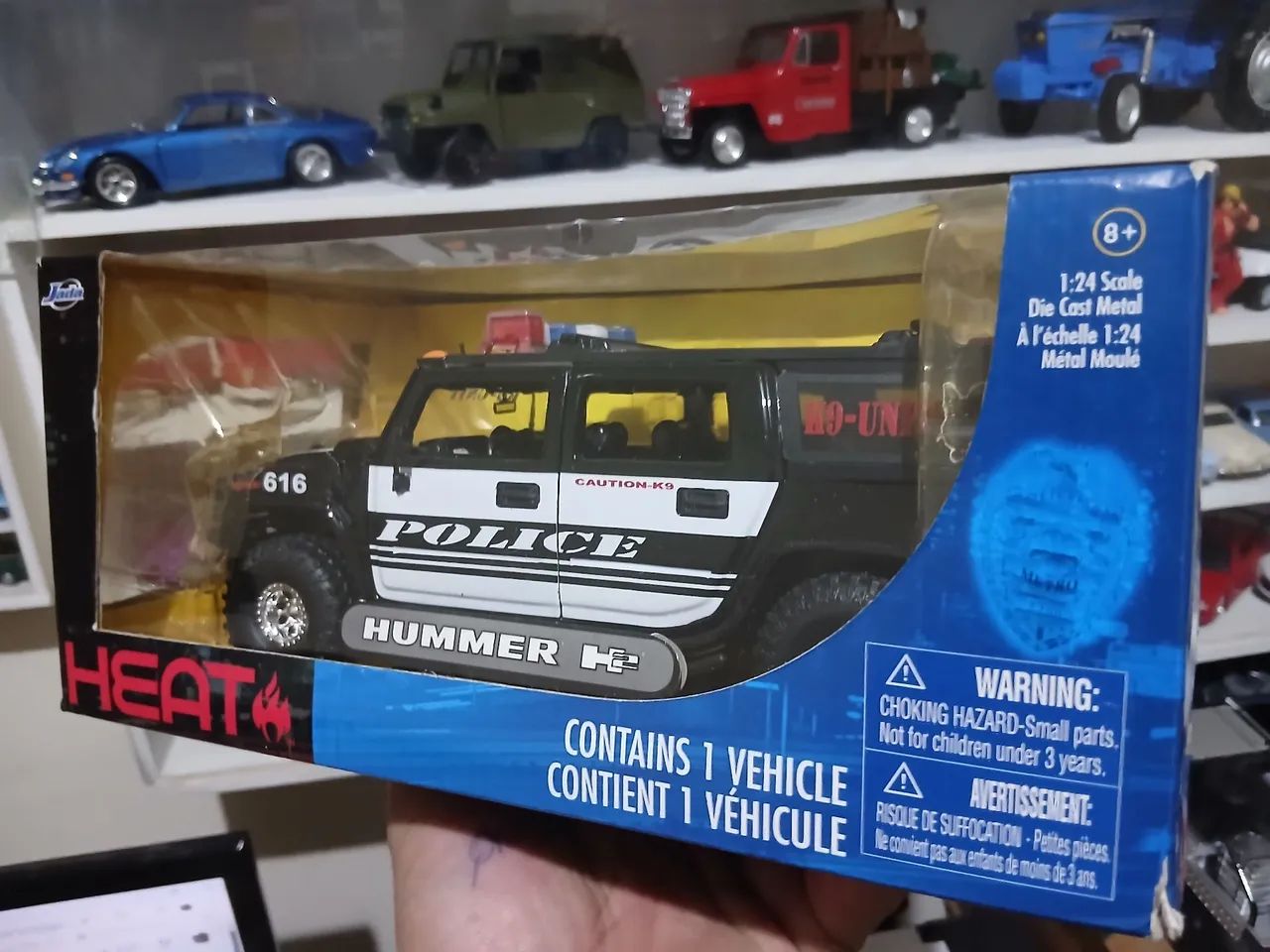 Miniatura hummer polícia jada 1/24  - Foto 3