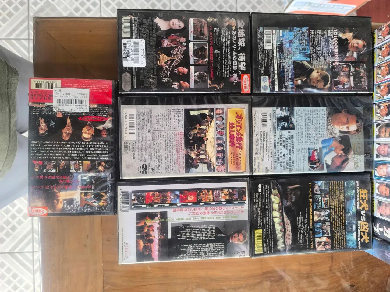 19 fitas vhs filme em japonês. - DVD, Blu-Ray e Vídeo Cassete