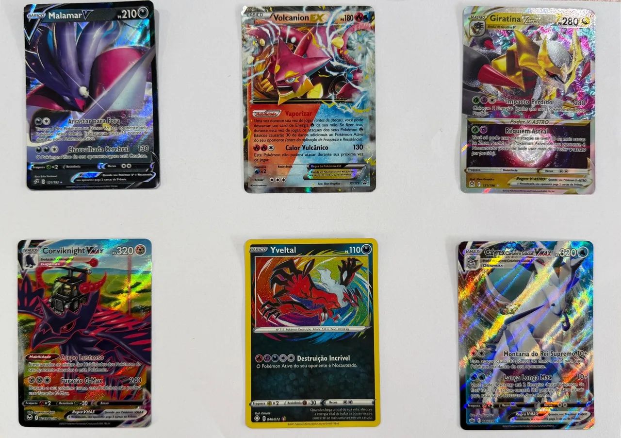 Cartas Pokémon raras