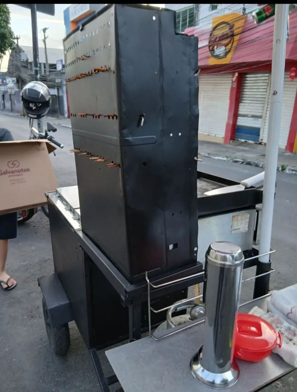 Carrinho para vender churasquinho e hambúrguer  - Foto 2