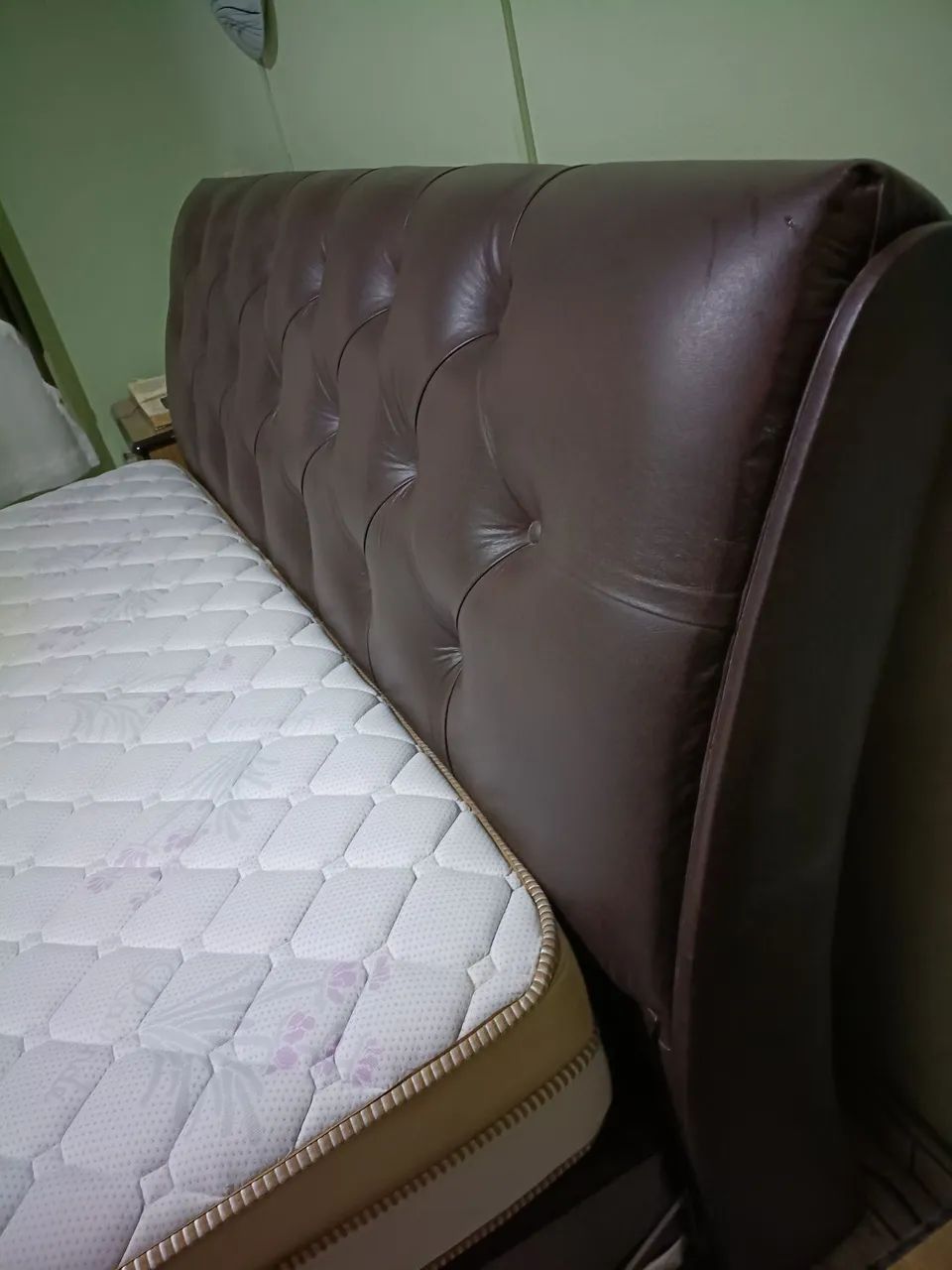 Cama King Saze Completa ( Box bipartido colchão e cabiseira) - Foto 3